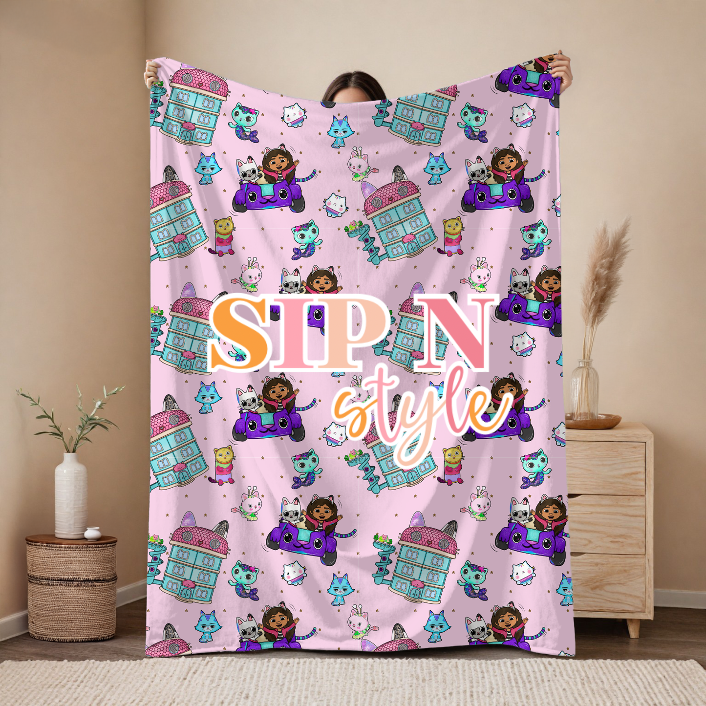 Dollhouse Plush Blanket