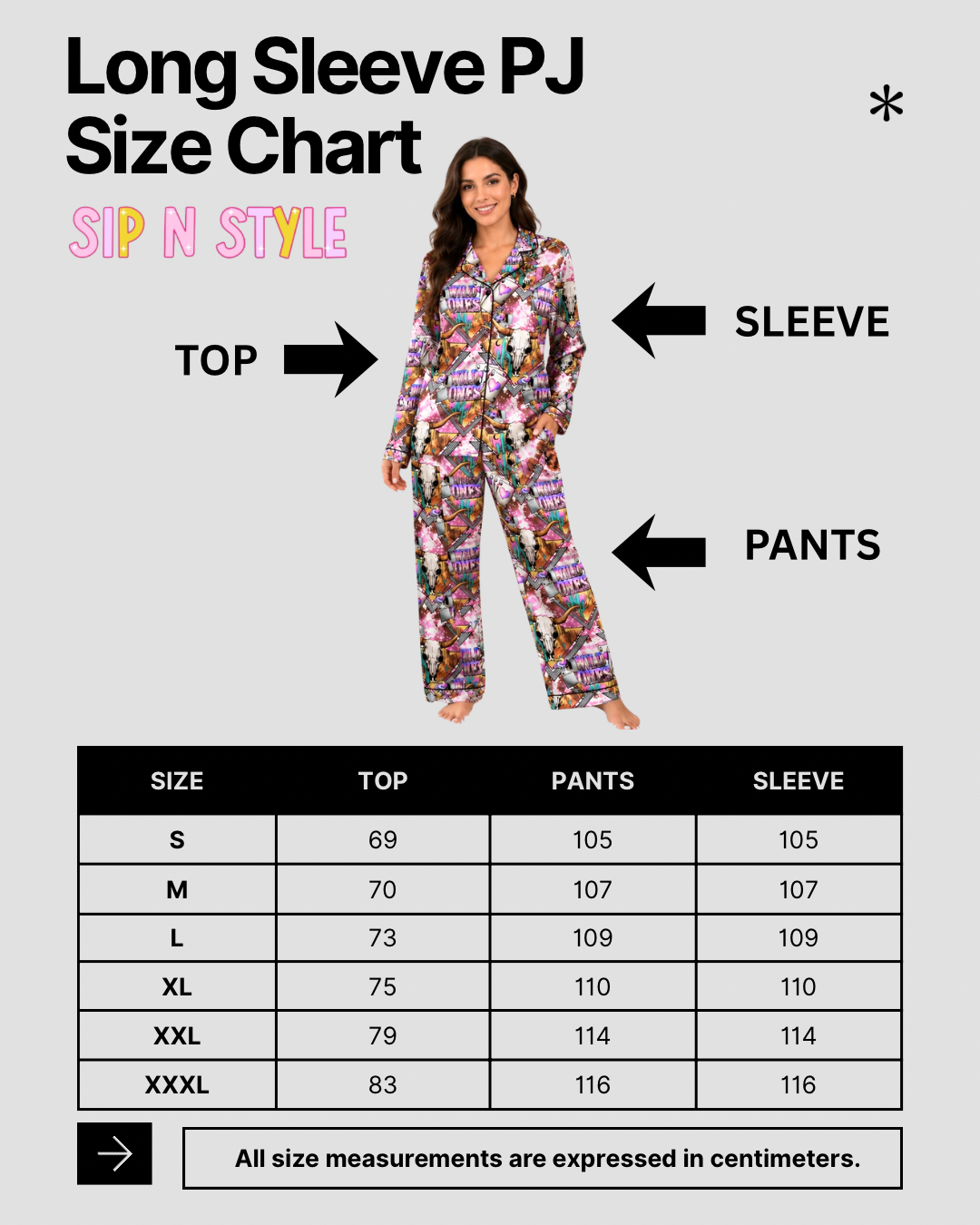 Wild Ones Long PJ Set