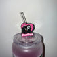 Ghost Face Straw Topper