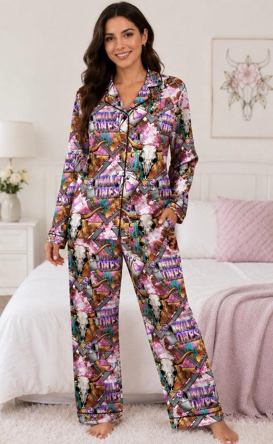 Wild Ones Long PJ Set - Preorder