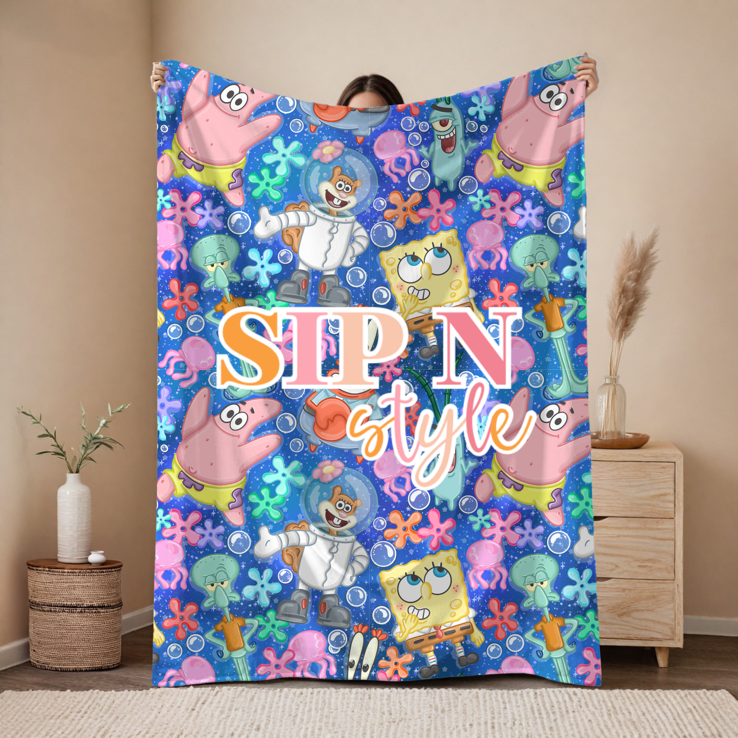 Bikini Bottom Plush Blanket