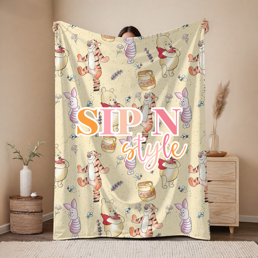 Bear & Friends Plush Blanket