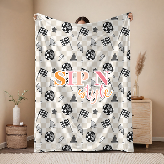 Race Car Blanket - Preorder
