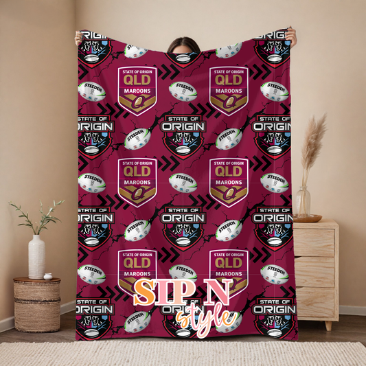 S.O.O Maroons Blanket - Preorder