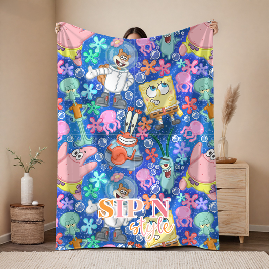 Bikini Bottom Blanket - Preorder
